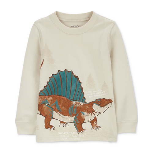 카터스 Toddler Boys Dinosaur Graphic Long-Sleeve T-Shirt