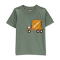 Toddler Boys Construction Graphic Pocket T-Shirt