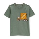 Toddler Boys Construction Graphic Pocket T-Shirt