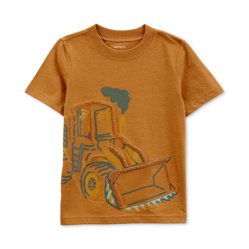 카터스 Toddler Boys Bulldozer Flocked Graphic T-Shirt