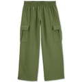 Little & Big Girls Pull-On French Terry Cargo Pants