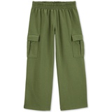 Little & Big Girls Pull-On French Terry Cargo Pants