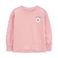 Little & Big Girls Best Vibes French Terry Sweatshirt