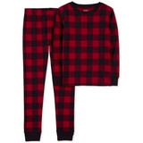 Little & Big Kids Buffalo Check 100% Snug Fit Cotton Pajamas 2 Piece Set