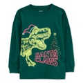 Little & Big Boys Santa Claws Glow in The Dark Long-Sleeve T-Shirt