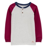 Little & Big Boys Colorblocked Raglan-Sleeve Henley