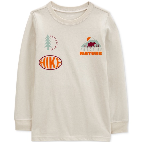 카터스 Little & Big Boys Nature Hike Graphic Long-Sleeve T-Shirt