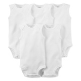 Baby Boys or Baby Girls Sleeveless Bodysuits Pack of 5