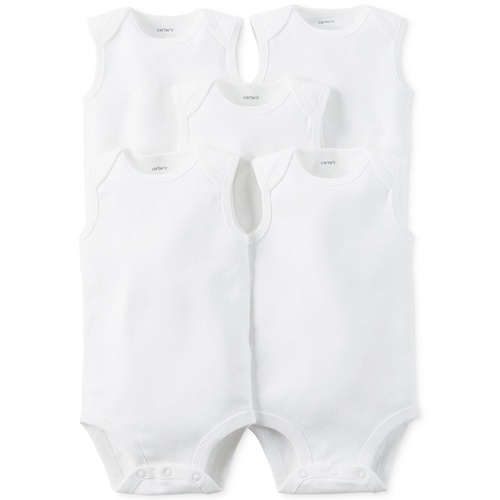 카터스 Baby Boys or Baby Girls Sleeveless Bodysuits Pack of 5