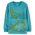 Toddler Boys Dinosaur Print Long-Sleeve T-Shirt