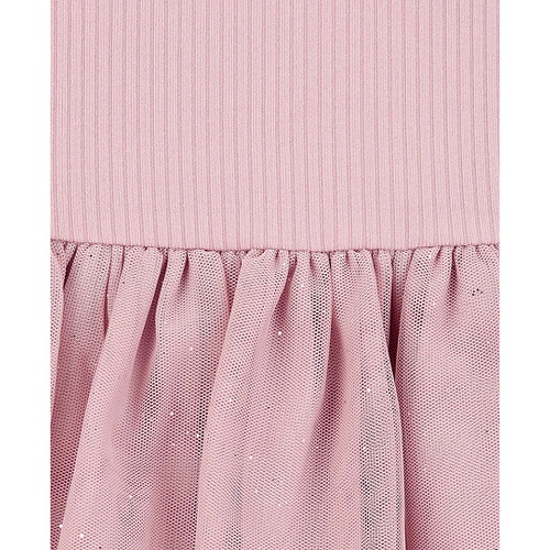 카터스 Baby Girls Ribbed Tulle Holiday Dress