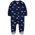 Baby Boys and Baby Girls 2 Way Zip Sleep and Play Coverall