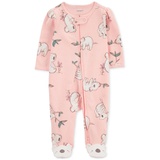 Baby Boys and Baby Girls 2 Way Zip Sleep and Play Coverall