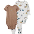 Construction Bodysuits & Pants 3 Piece Sett