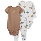 Construction Bodysuits & Pants 3 Piece Sett