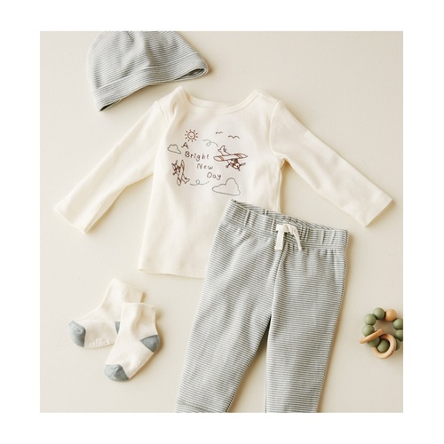 카터스 Baby Boys 4 Pc. Airplane Outfit Set