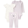 Baby Boys and Baby Girls 3 Pc. Little Character Bodysuit & Pant Set