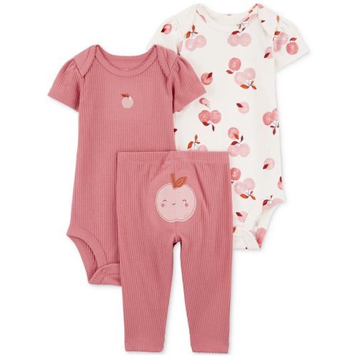 카터스 Baby Boys and Baby Girls 3 Pc. Little Character Bodysuit & Pant Set