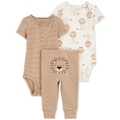 Baby Boys and Baby Girls 3-Pc. Little Character Bodysuit & Pant Set