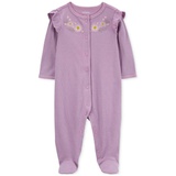 Baby Floral Snap Up Sleep and Play Footed Coverall