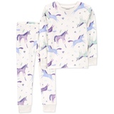 Toddler Printed Velboa Pajamas 2 Piece Set