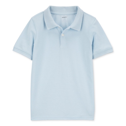 카터스 Little Boys Ribbed Collar Polo Shirt