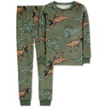 Little & Big Kids Printed Velboa Pajamas 2 Piece Set