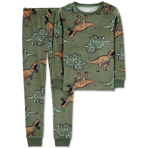 카터스 Little & Big Kids Printed Velboa Pajamas 2 Piece Set