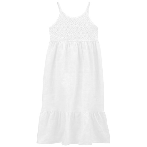 카터스 Little and Big Girls Gauze Midi Dress