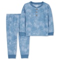 Toddler Girls Tie Dye Fleece Pajamas 2 Piece Set