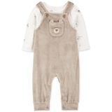 Baby Long Sleeve T Shirt & Bear Overalls 2 Piece Set