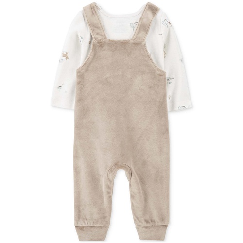 카터스 Baby Long Sleeve T Shirt & Bear Overalls 2 Piece Set