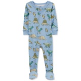 Baby Boys and Baby Girl 2 Way Zip One Piece 100% Snug Fit Cotton Footed Pajamast