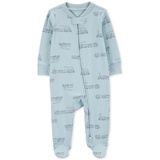 Baby Boys and Baby Girl 2 Way Zip Cotton Sleep & Play Footed Pajamas