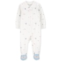 Baby Boys and Baby Girl 2 Way Zip Cotton Sleep & Play Footed Pajamas