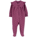 Baby Boys and Baby Girl 2 Way Zip Cotton Sleep & Play Footed Pajamas