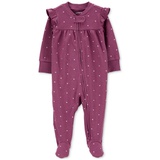 Baby Boys and Baby Girl 2 Way Zip Cotton Sleep & Play Footed Pajamas