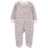 Baby Boys and Baby Girl 2 Way Zip Cotton Sleep & Play Footed Pajamas