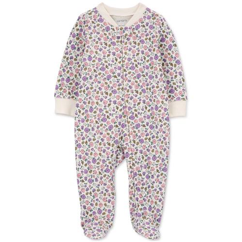 카터스 Baby Boys and Baby Girl 2 Way Zip Cotton Sleep & Play Footed Pajamas