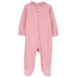 Baby Boys and Girls Textured 2 Way Zip Sleep & Play Footed Coverallt