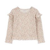 Toddler Girls Floral Print Thermal T Shirt