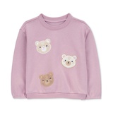 Toddler Girls Bears Fleece Sweatshirt