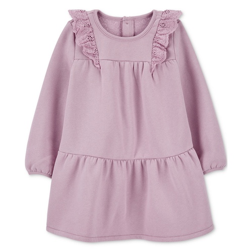 카터스 Toddler Girls Long Sleeve Fleece Dress