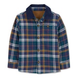 Toddler Boys Cotton Plaid Flannel Shacket