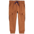 Toddler Boys Pull On French Terry Cargo Jogger Pants