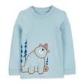 Toddler Boys Bear Graphic Long Sleeve T Shirt