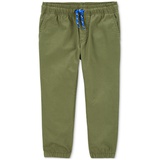 Toddler Boys Pull On Cotton Poplin Pants