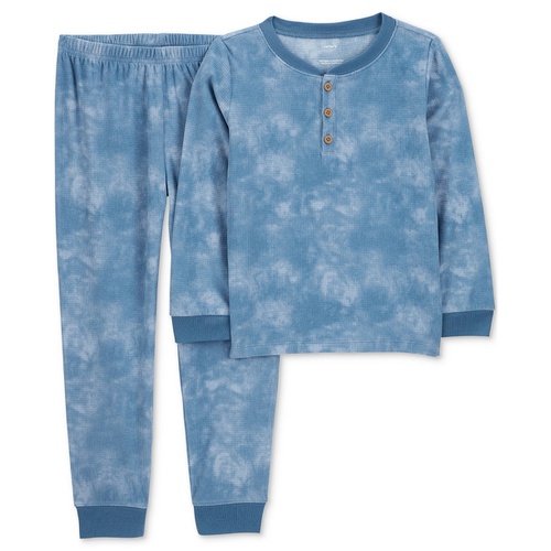 카터스 Little & Big Girls Tie Dye Fleece Pajamas 2 Piece Set