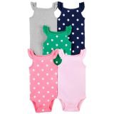Carters Baby 5-Pack Tank Bodysuits