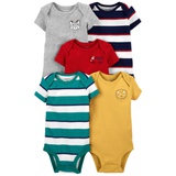 Carters Baby 5-Pack Short-Sleeve Bodysuits